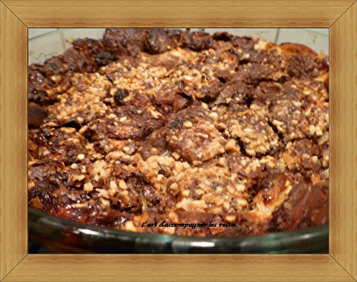 Clafoutis pommes-bananes-chocolat