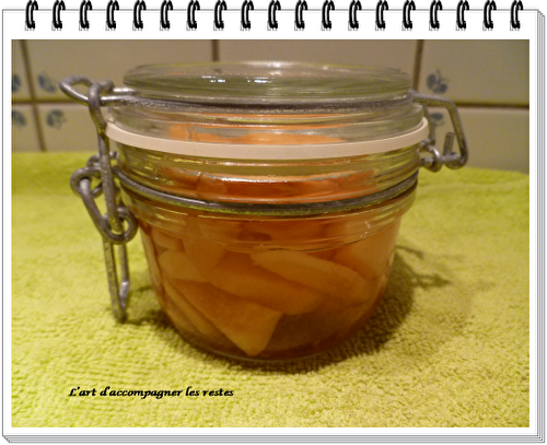 Coings au sirop