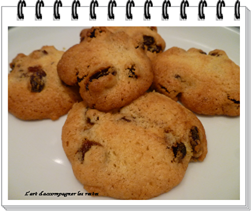 Cookies aux raisins secs