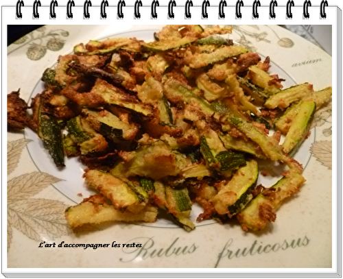 Courgettes au parmesan pour l'apéro