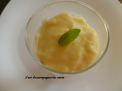 Crème pâtissière à la menthe