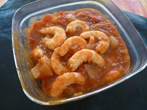 Crevettes sauce aigre douce