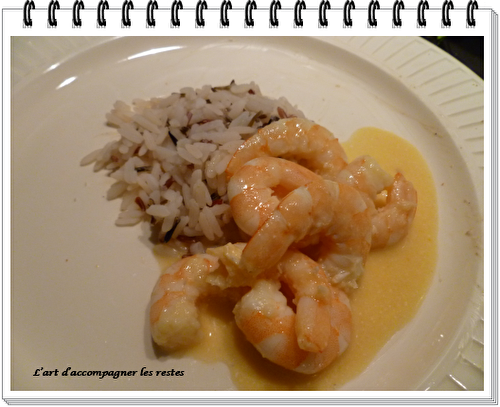 Crevettes sauce orange WW