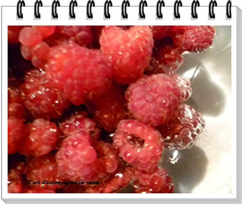 Framboises au sirop