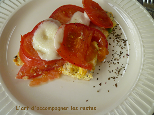 Frittata aux tomates cerise et à la mozzarella ww