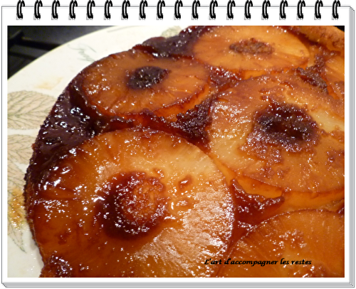 Gâteau à l'ananas façon tatin