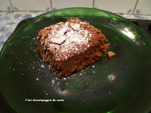 Gâteau moelleux au chocolat (d'Anita)