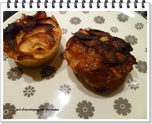 Invisible aux pommes version muffins ww