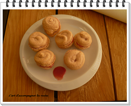 Macarons à la fraise