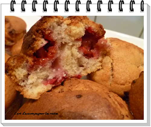 Muffins aux framboises et aux myrtilles