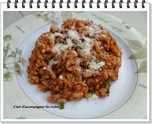 One pot pasta bolognaise