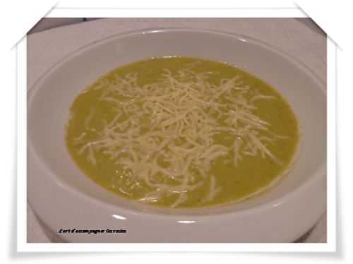 Potage crème de poireaux