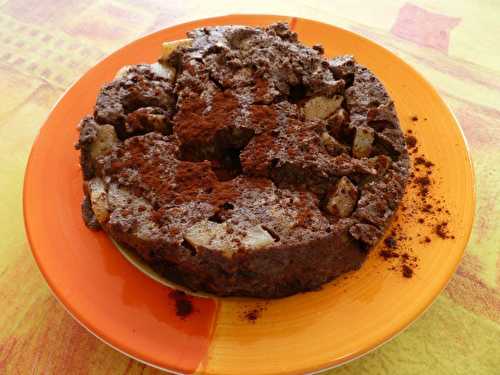 Pudding poire chocolat