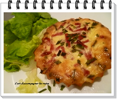 Quiche lorraine façon cheesecake