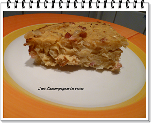 Quiche sans pâte légère aux oignons