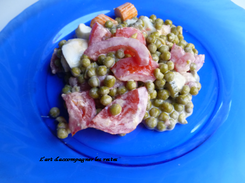 Salade de petits pois