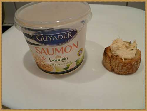 Saumon et boursin ail et fines herbes de GUYADER