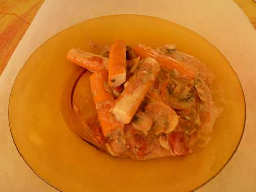 Surimi aux champignons