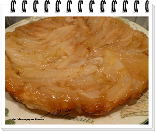 Tarte Tatin aux endives