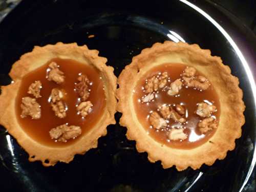 Tartelette noix-caramel beurre salé