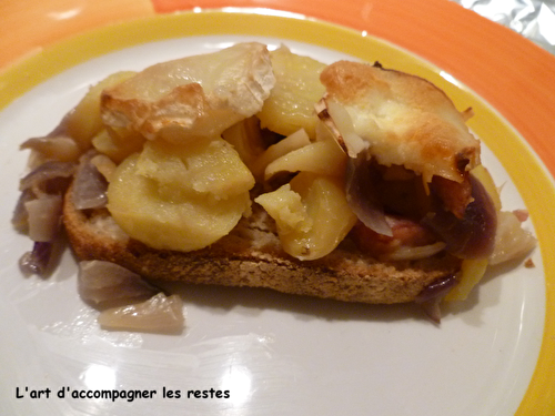 Tartineflettes au chèvre