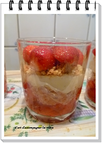 Trifle de fraises à ma façon