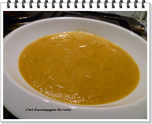 Velouté de courgettes et carottes