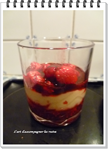 Verrine framboise