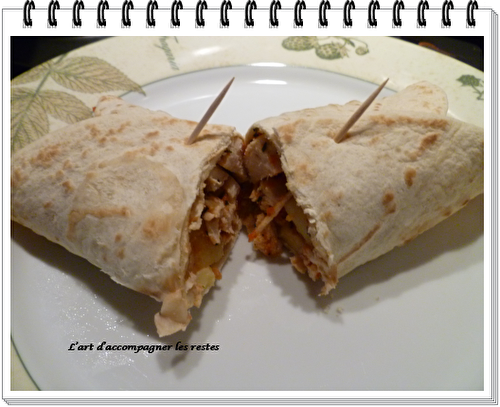 Wrap géant façon Tex-Mex