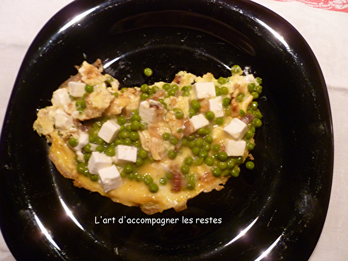 Frittata aux petits pois