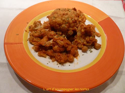 Curry de chou-fleur au lait de coco au cookeo (ou sans)