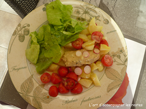 Salade Composée au Maquereaux à la Moutarde