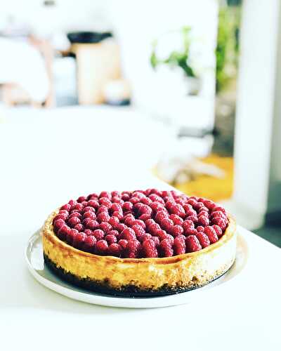 Cheesecake aux framboises