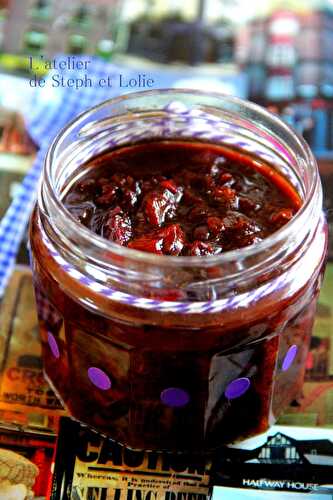 Chutney aux quetsches du jardin