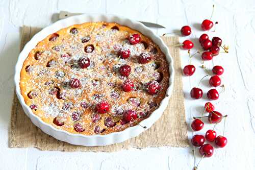 Clafoutis aux cerises du jardin