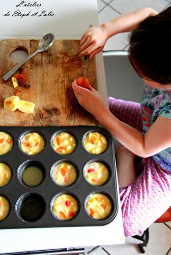 Clafoutis aux pommes et abricots