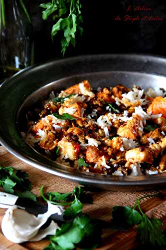 Duo de saumon et cabillaud façon Tandoori