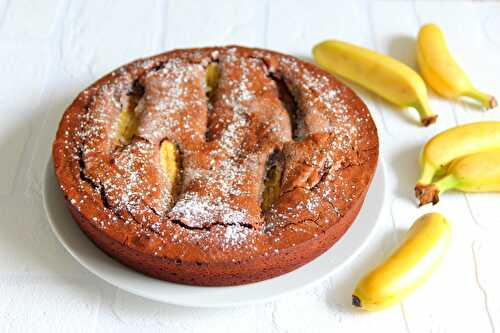 Gâteau au chocolat et bananes fressinettes