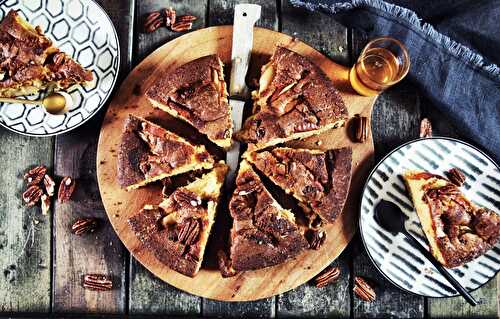 Gâteaux aux pommes, miel et noix de pécan