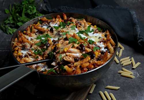 Gratin de Penne Rigate à la "Mexicaine"