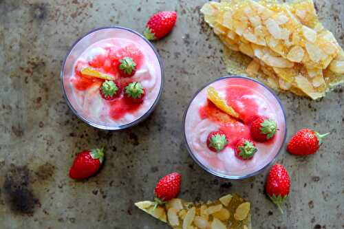 Mousses de fraises