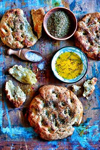 Petits pains aux herbes façon "Focaccia"