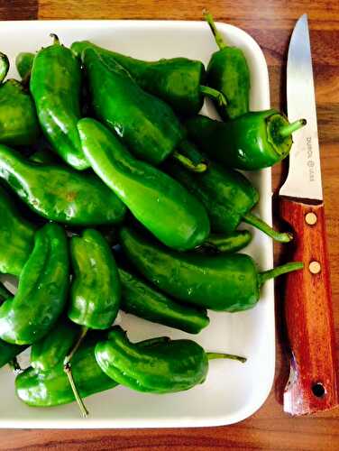 Pimientos de Padron à la fleur de sel