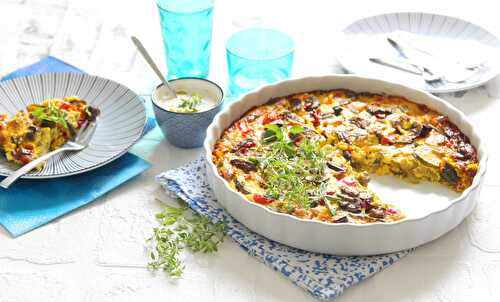 Quiche façon "Tortilla" aux légumes