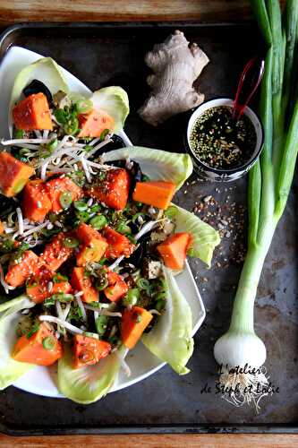 Salade de tofu et papaye aux petites graines & Battle Food #31