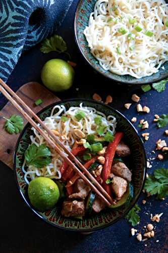 Sauté de porc à l'asiatique