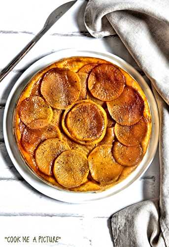 Tarte tatin aux navets & curcuma