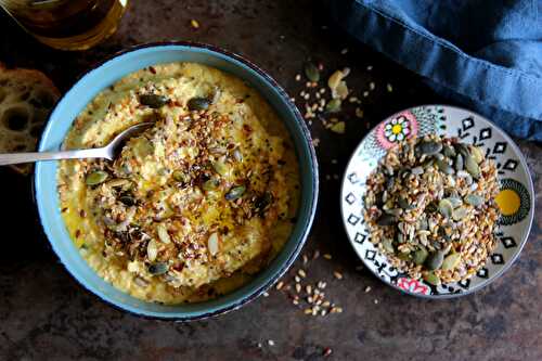 Tartinade de maïs et chèvre frais