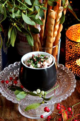 Tartinade de saumon cru et Petit Billy aux saveurs lointaines