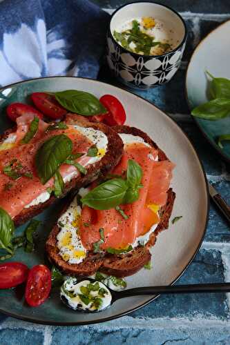 Tartines au saumon fumé